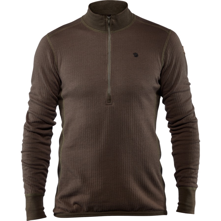 Värmland Woolterry Half Zip M Fjällräven Outlets Brand Dark Olive