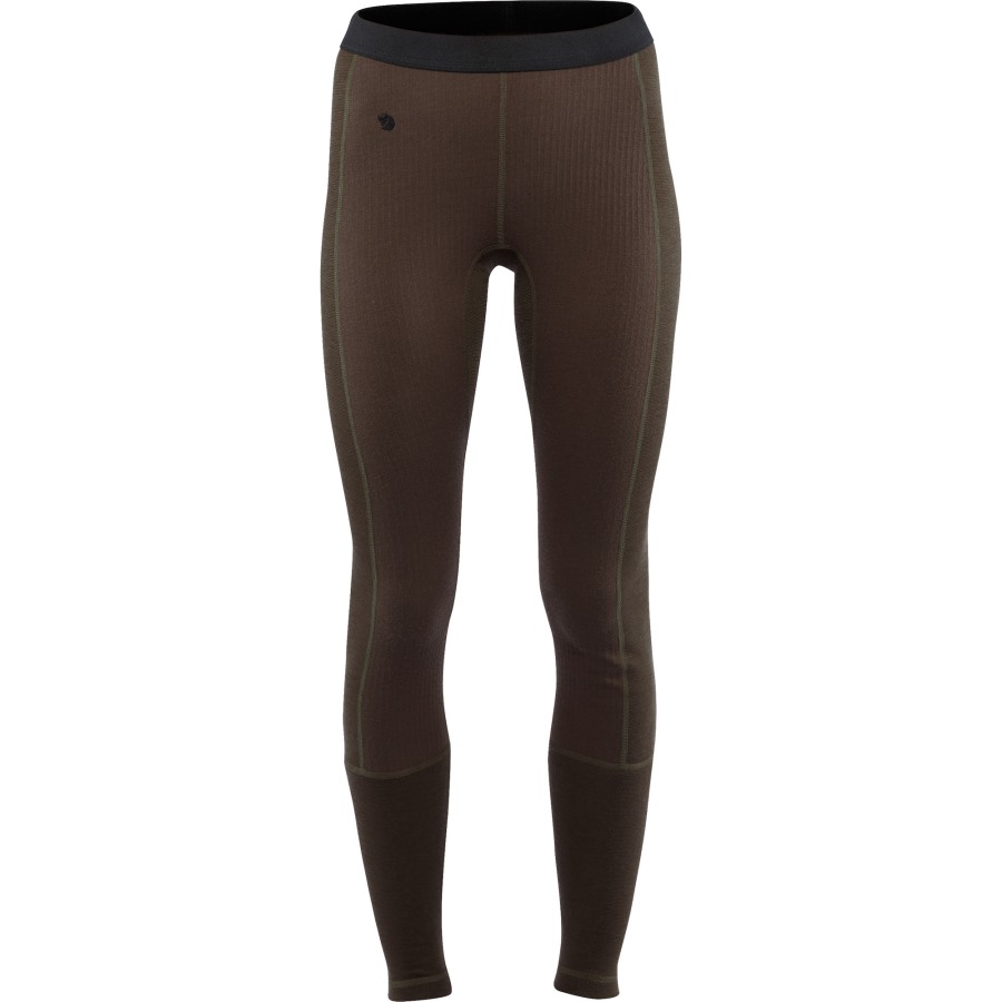 Dark Olive Fjällräven Outlets Värmland Woolterry Long Johns W