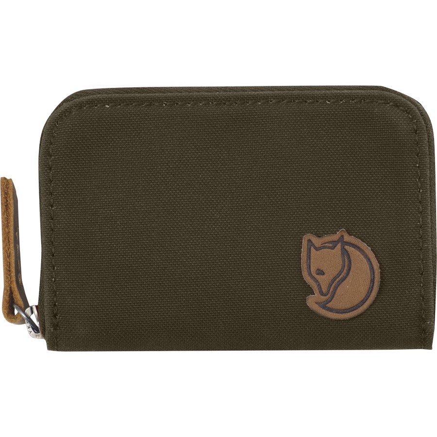 Zip Card Holder Dark Olive Fjällräven Outlets