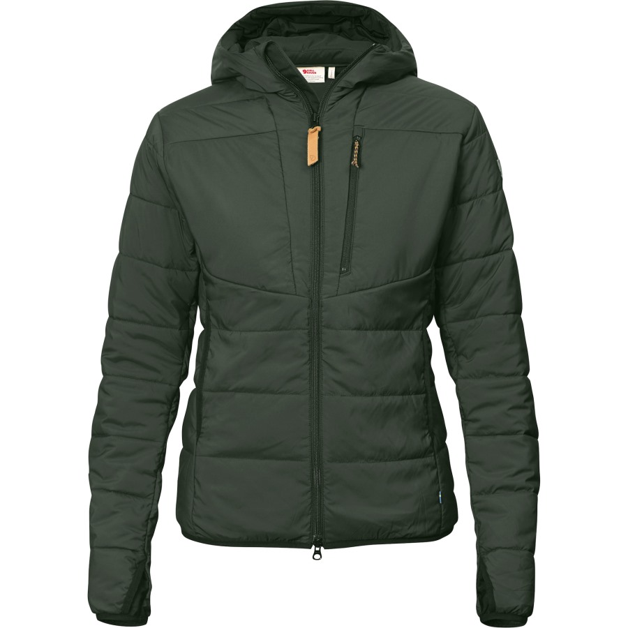 Fjällräven Outlets Deep Forest Keb Padded Hoodie W