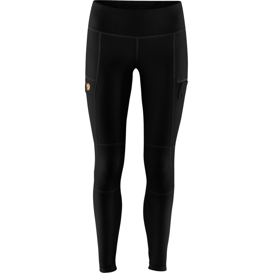 Black Abisko Trail Tights W Fjällräven Outlets
