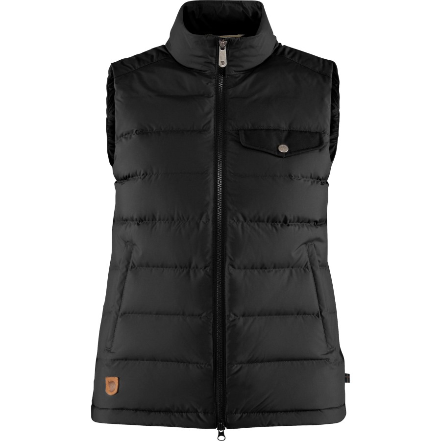 Black Fjällräven Outlets Greenland Down Liner Vest W
