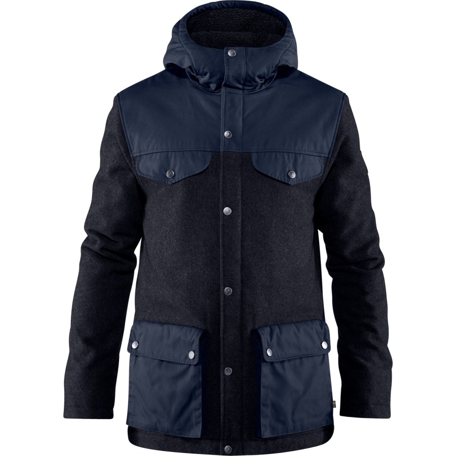 Greenland Re-Wool Jacket M Fjällräven Outlets Night Sky