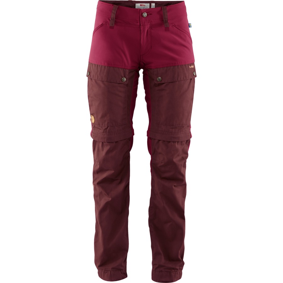 Keb Gaiter Trousers W Long Dark Garnet-Plum Fjällräven Outlets