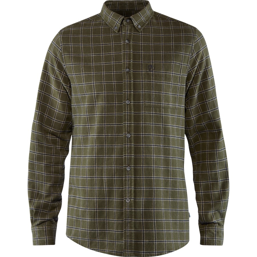 Deep Forest Fjällräven Outlets Övik Flannel Shirt M