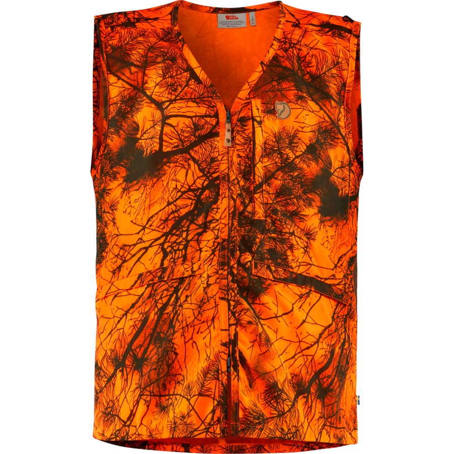 Fjällräven Outlets Värmland Vest Orange Camo