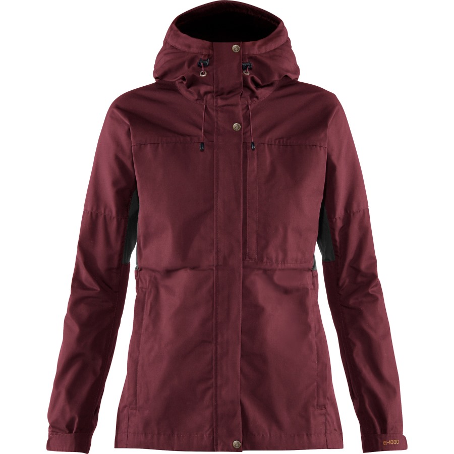 Dark Garnet-Dark Grey Kaipak Jacket W Fjällräven Outlets