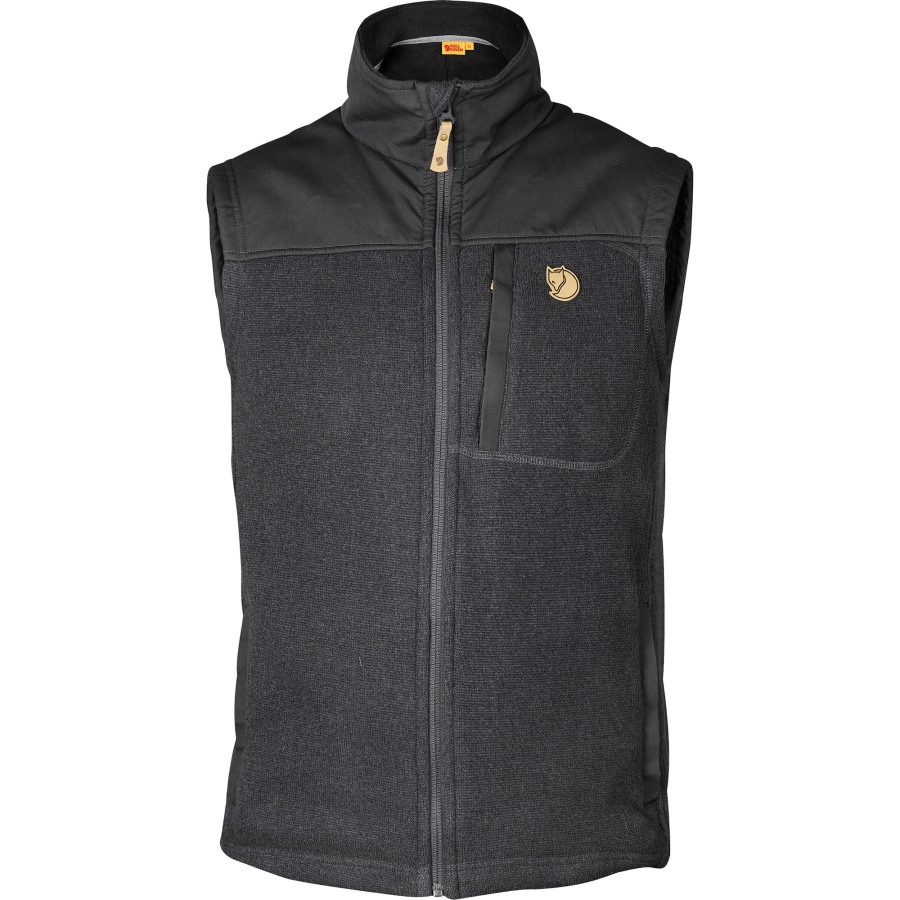 Graphite Buck Fleece Vest M Fjällräven Outlets Brand