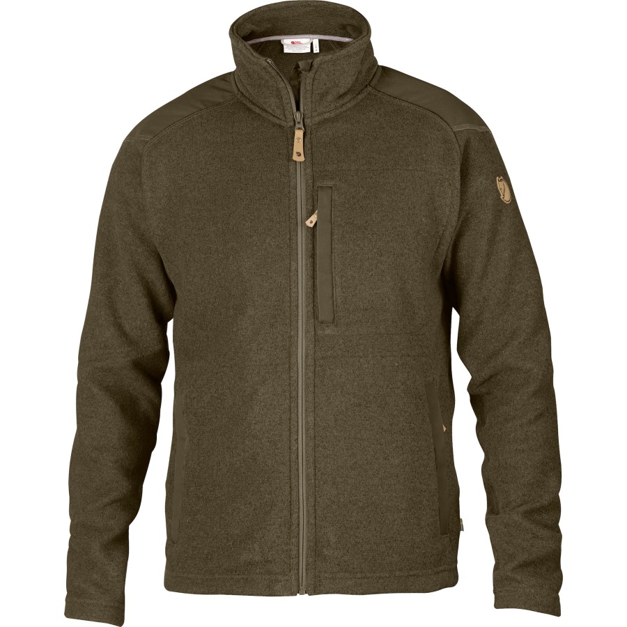 Buck Fleece M Dark Olive Fjällräven Outlets