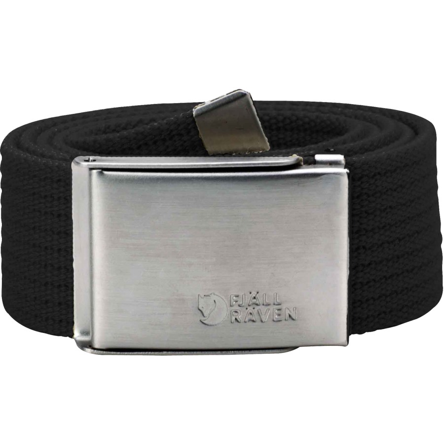 Black Fjällräven Outlets Canvas Belt