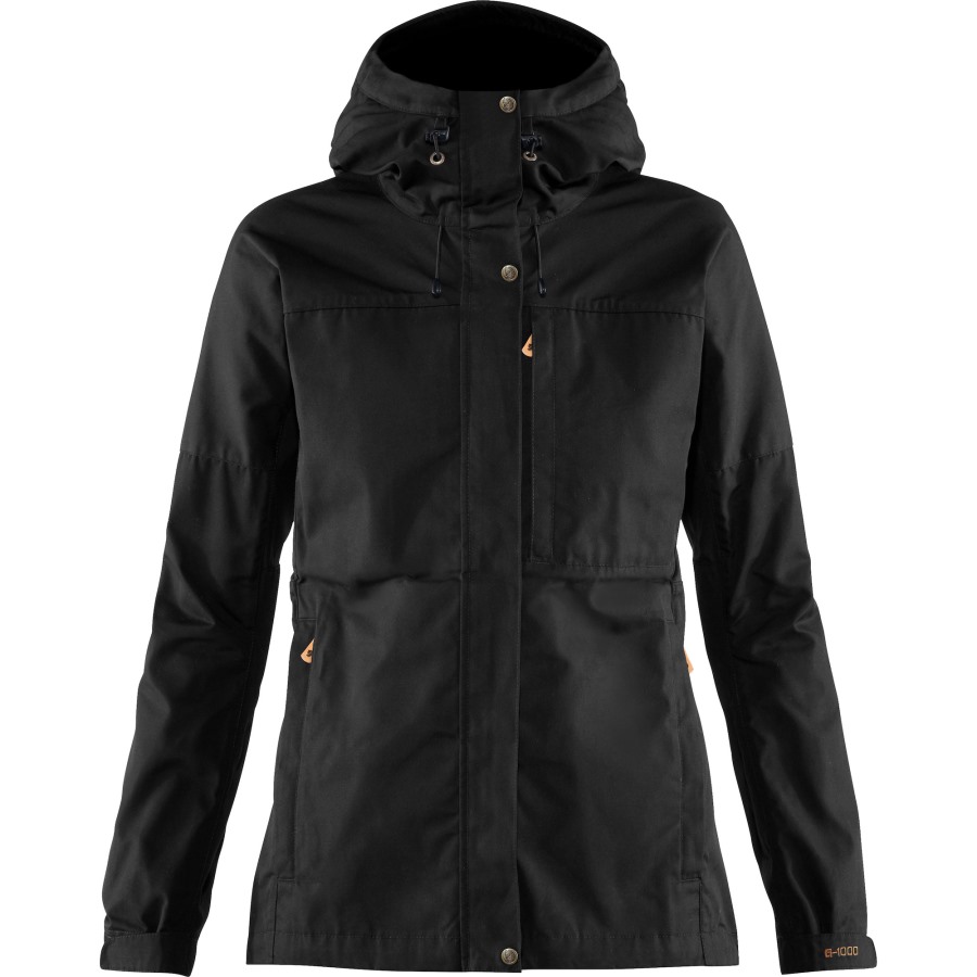 Fjällräven Outlets Black Kaipak Jacket W