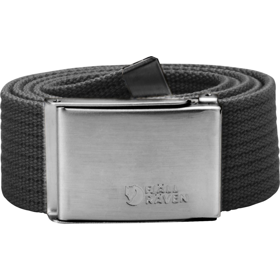Fjällräven Outlets Dark Grey Canvas Belt