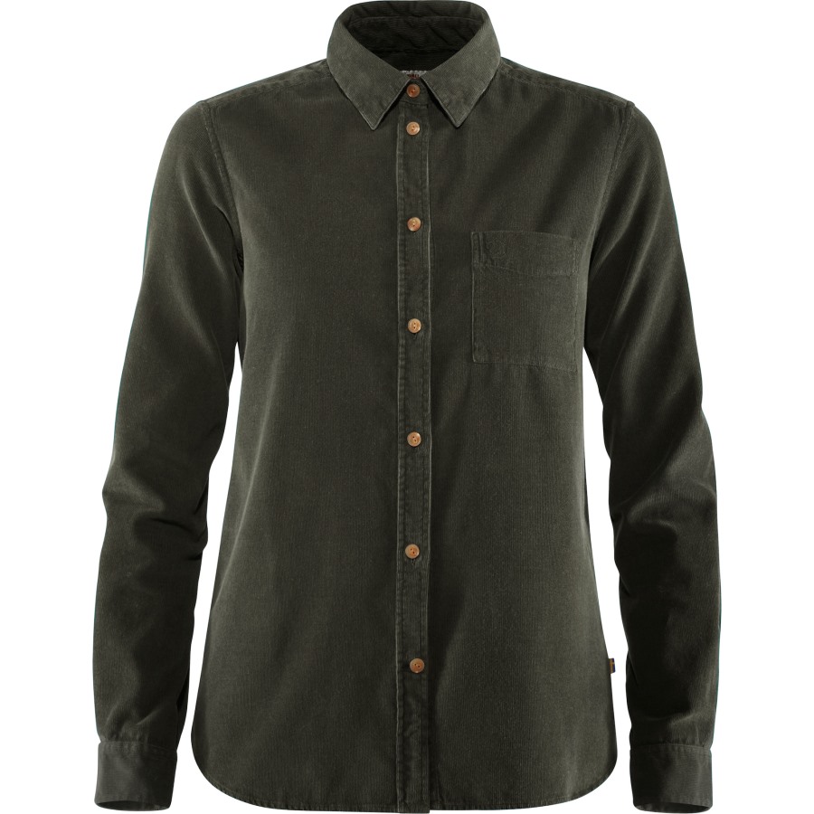 Deep Forest Övik Cord Shirt W Fjällräven Outlets