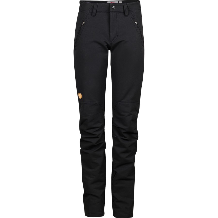 Oulu Trousers W Black Fjällräven Outlets