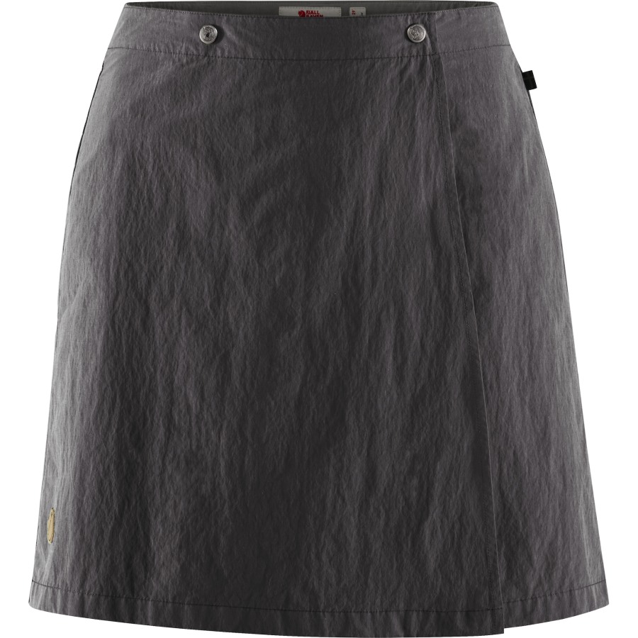 Travellers Mt Skort W Dark Grey Fjällräven Outlets