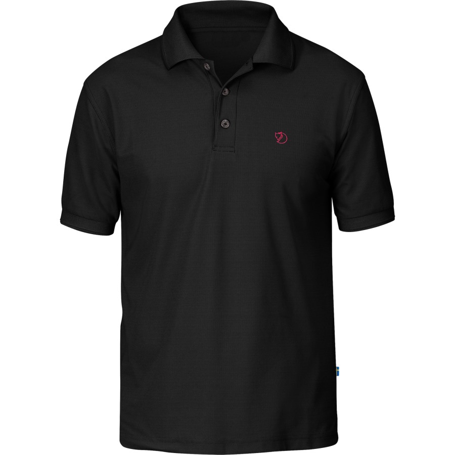 Crowley Pique Shirt M Fjällräven Outlets Black