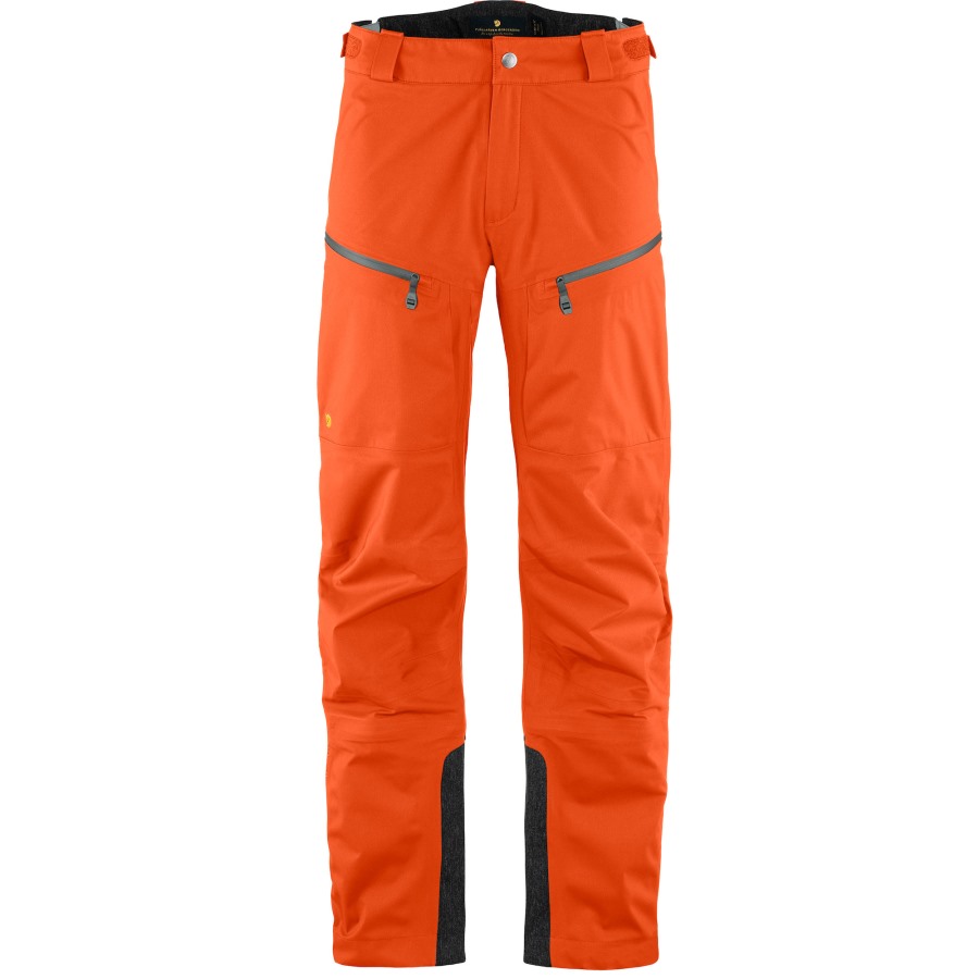 Fjällräven Outlets Bergtagen Eco-Shell Trousers M Hokkaido Orange