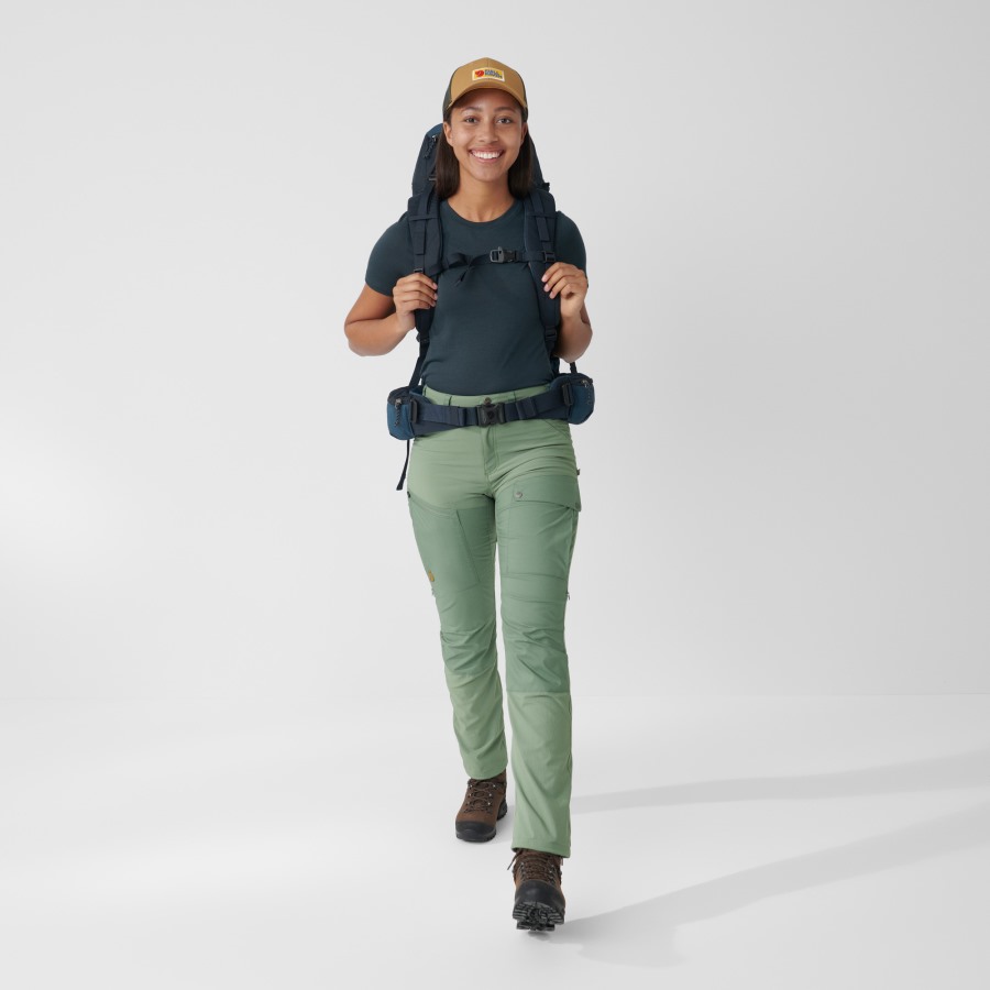 Fjällräven Outlets Abisko Midsummer Trousers W Reg Mineral Blue-Clay Blue