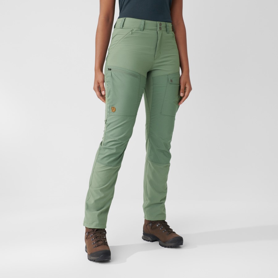 Fjällräven Outlets Abisko Midsummer Trousers W Reg Mineral Blue-Clay Blue