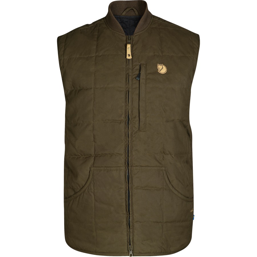 Grimsey Vest M Fjällräven Outlets Dark Olive
