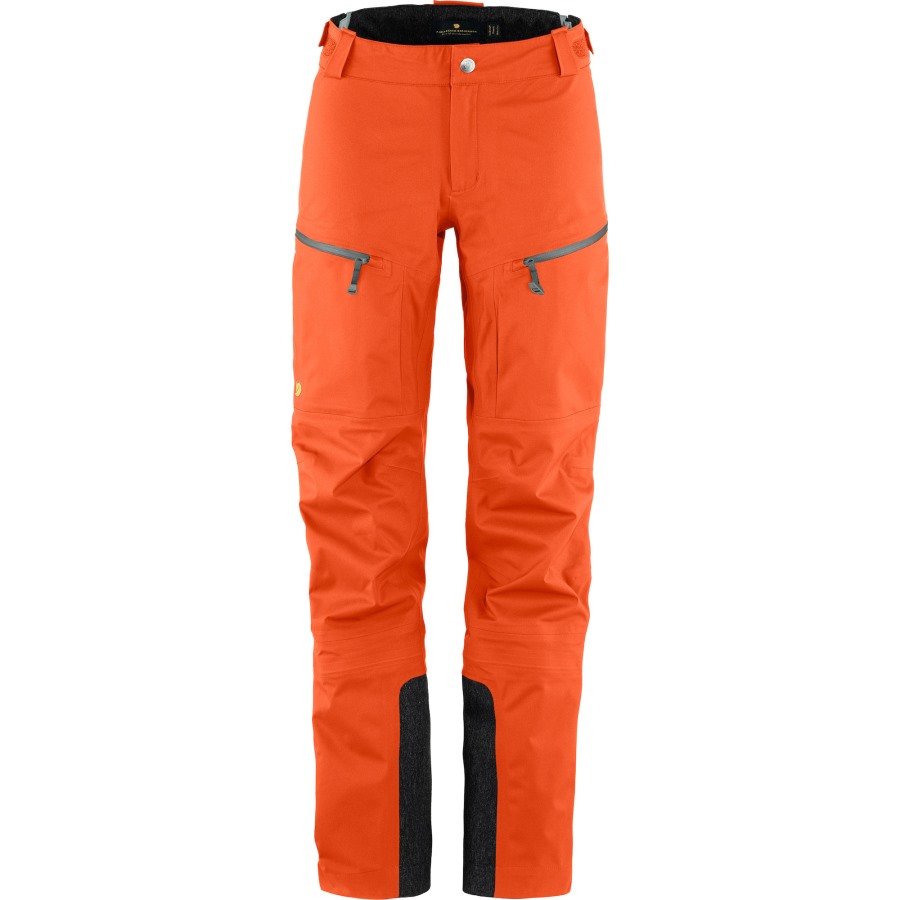 Fjällräven Outlets Brand Bergtagen Eco-Shell Trousers W Hokkaido Orange