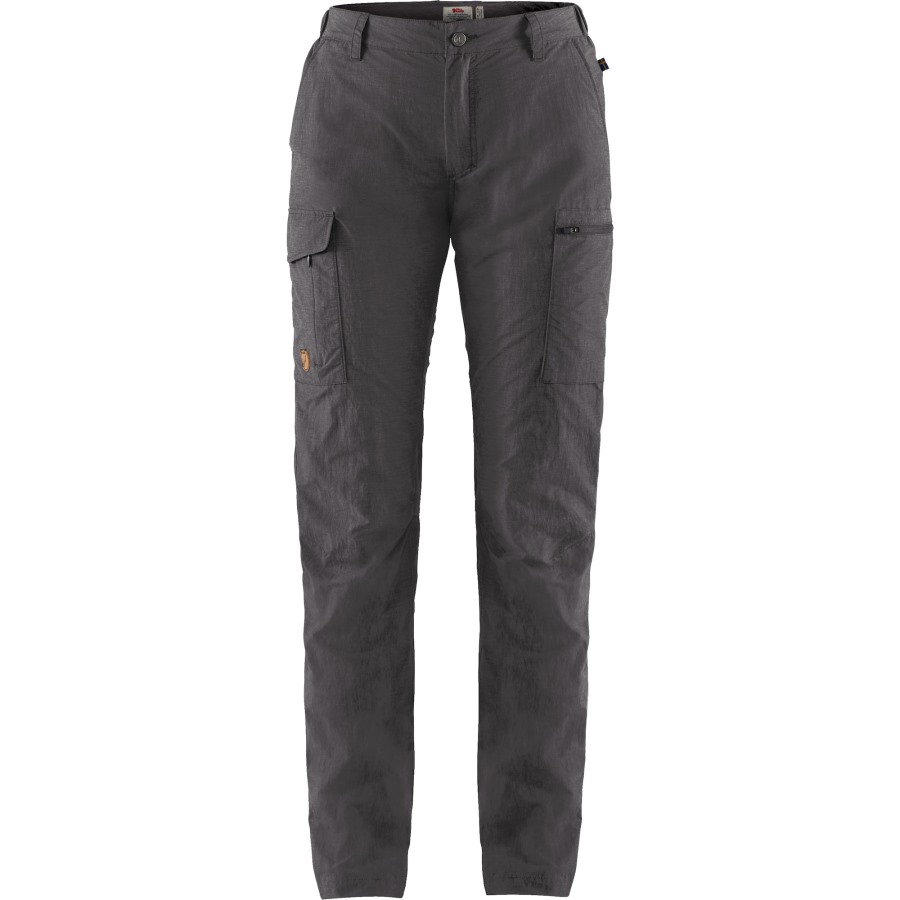 Travellers Mt Trousers W Dark Grey Fjällräven Outlets