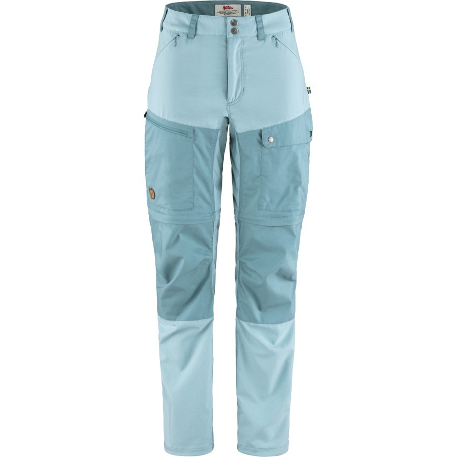 Mineral Blue-Clay Blue Fjällräven Outlets Abisko Midsummer Zip Off Trousers W
