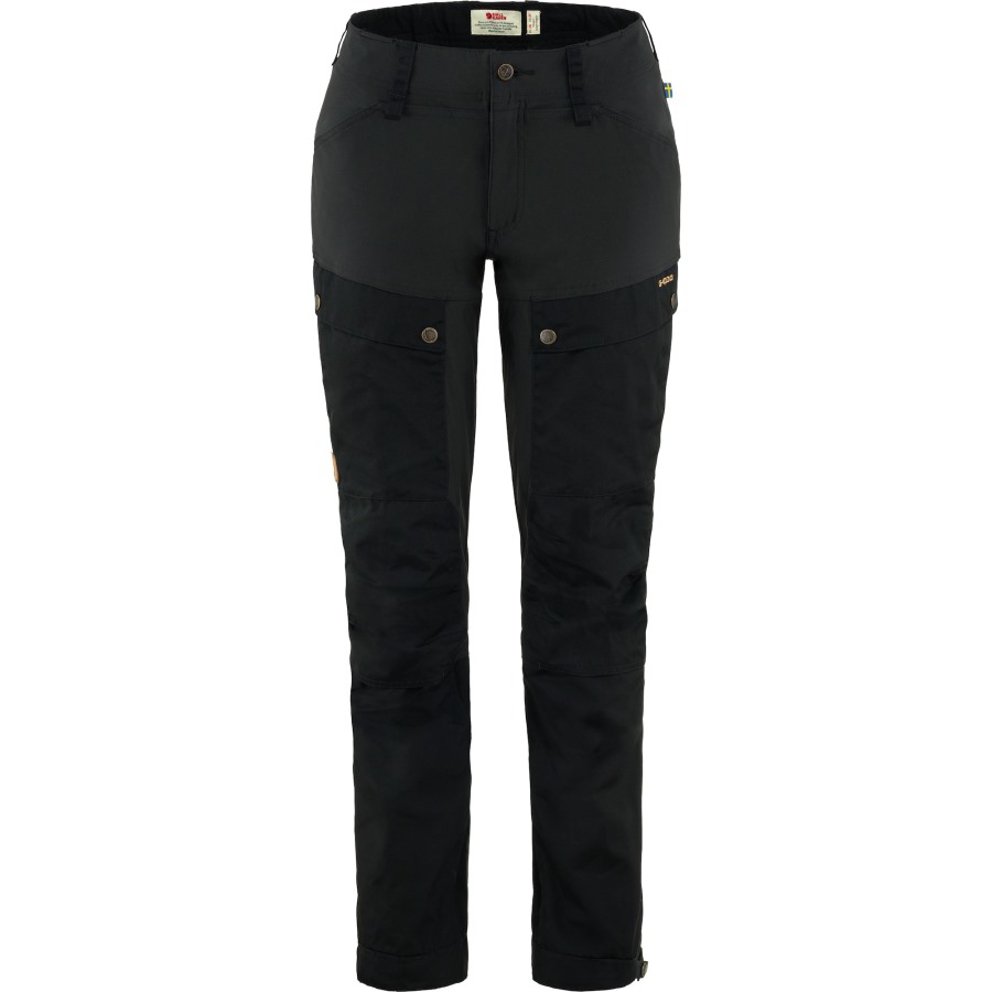 Black Fjällräven Outlets Keb Trousers Curved W Reg