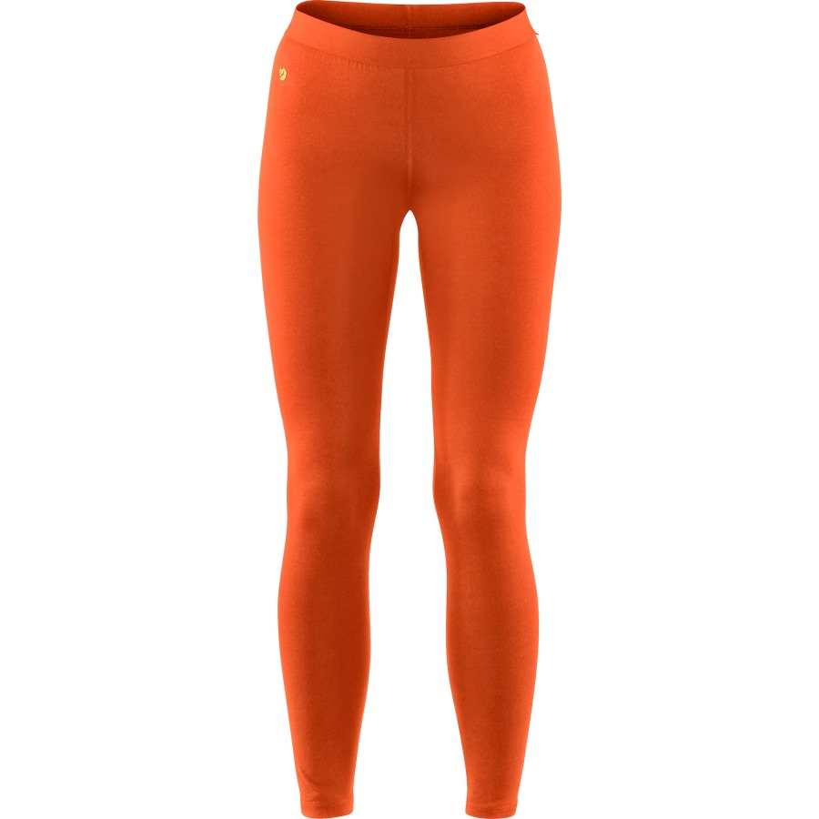 Bergtagen Thinwool Long Johns W Hokkaido Orange Fjällräven Outlets