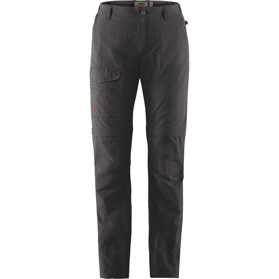 Travellers Mt Zip-Off Trousers W Dark Grey Fjällräven Outlets