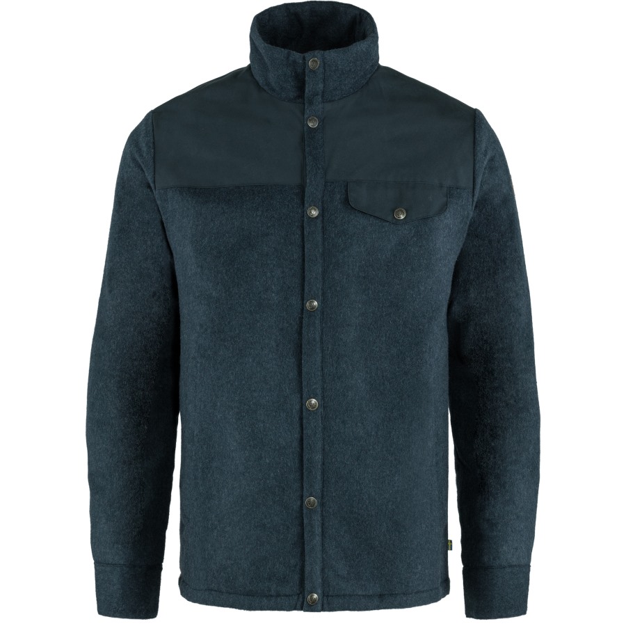 Fjällräven Outlets Navy Canada Wool Padded Jacket M