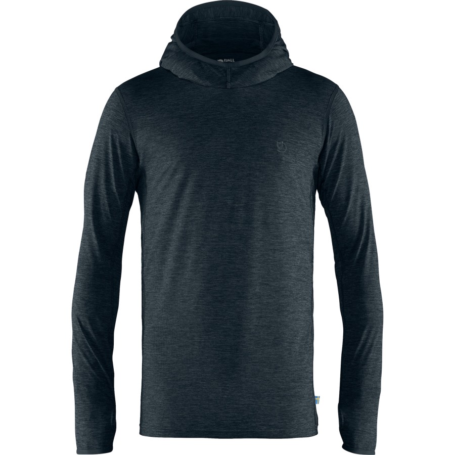 Dark Navy Abisko Sun Hoodie M Fjällräven Outlets Brand