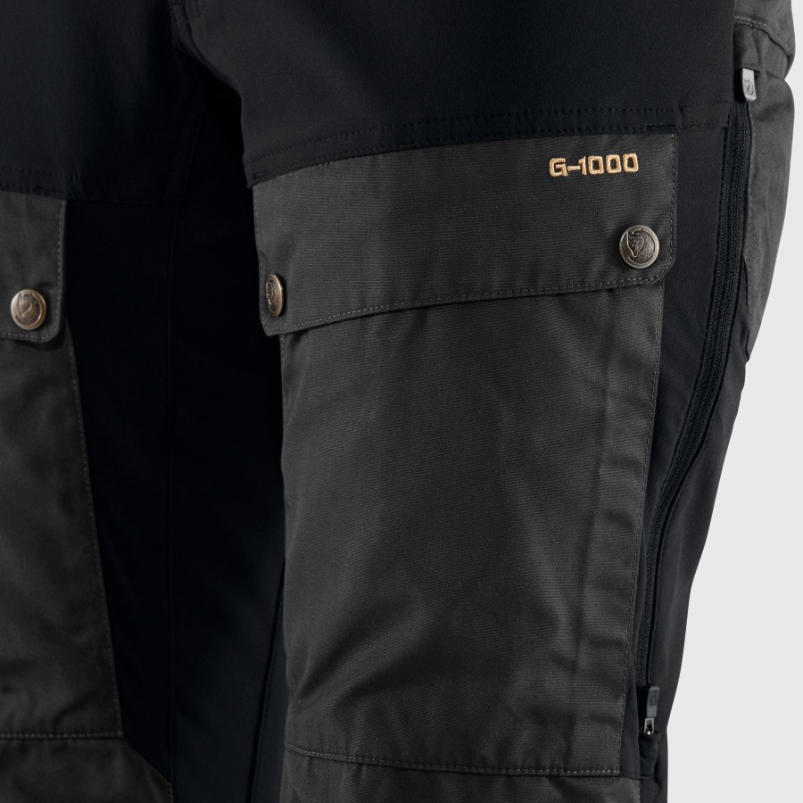 Fjällräven Outlets Keb Trousers Curved W Short Black