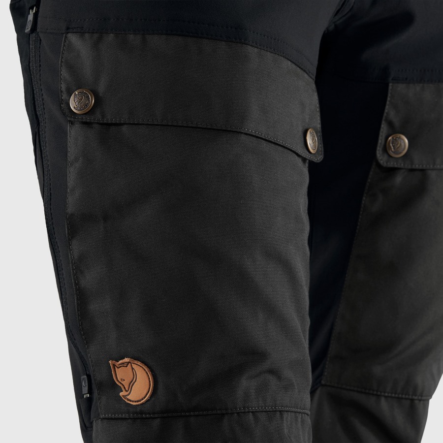 Fjällräven Outlets Keb Trousers Curved W Short Black