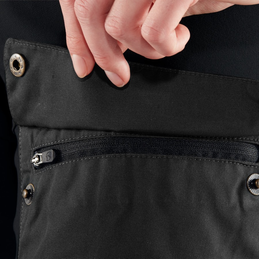 Fjällräven Outlets Keb Trousers Curved W Short Black