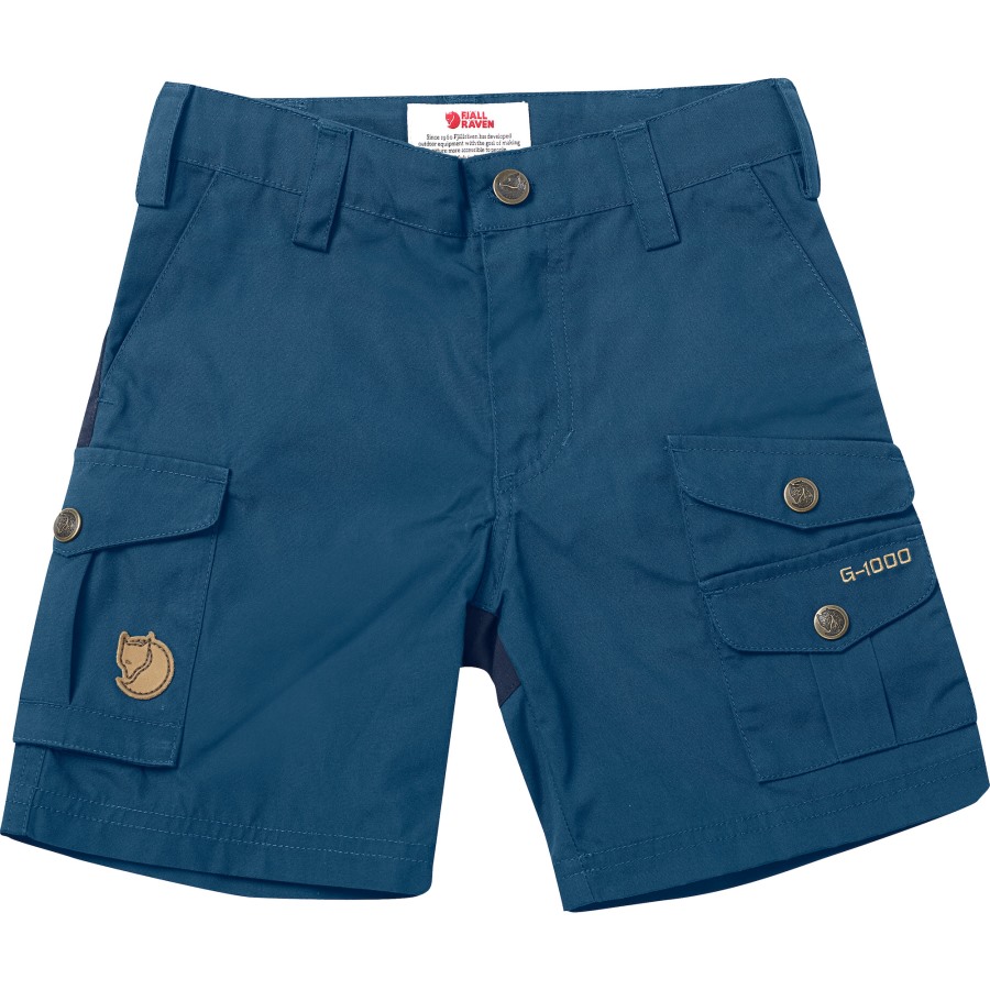 Fjällräven Outlets Kids Vidda Shorts Uncle Blue
