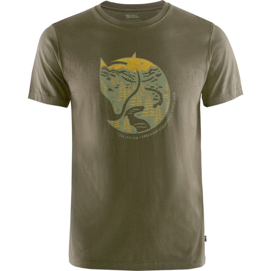 Fjällräven Outlets Arctic Fox T-Shirt M Dark Olive
