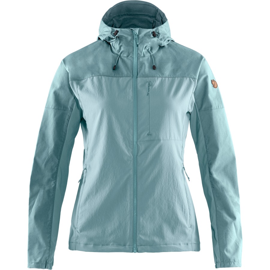 Mineral Blue-Clay Blue Fjällräven Outlets Abisko Midsummer Jacket W