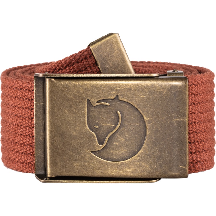 Fjällräven Outlets Autumn Leaf Canvas Brass Belt 4 Cm