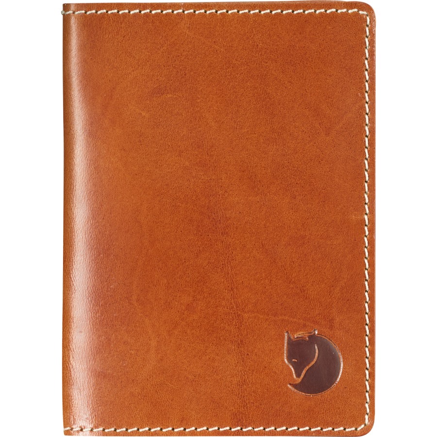 Leather Passport Cover Leather Cognac Fjällräven Outlets
