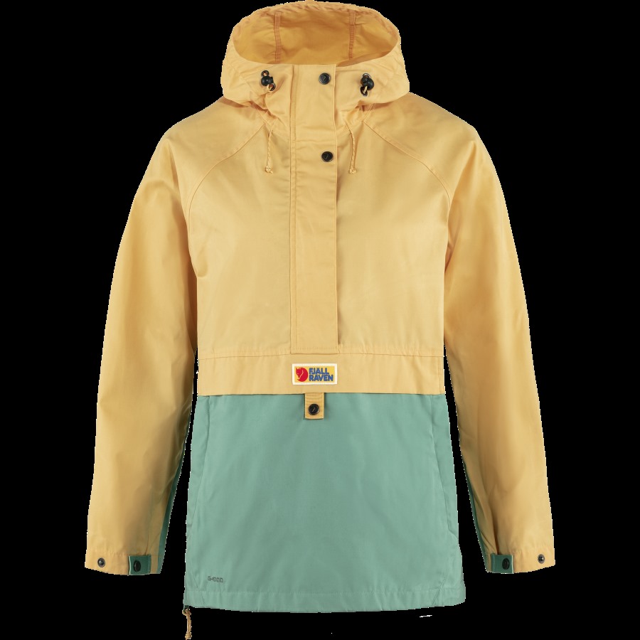Fjällräven Outlets Mais Yellow-Aloe Green Vardag Anorak W
