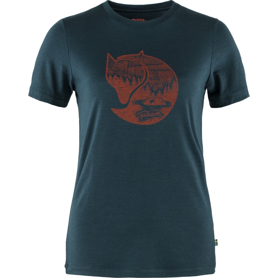 Fjällräven Outlets Dark Navy Abisko Wool Fox Ss W