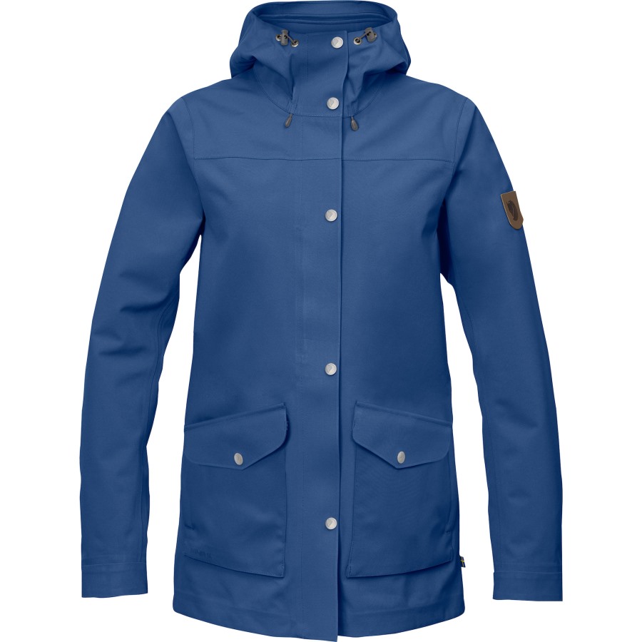 Deep Blue Greenland Eco-Shell Jacket W Fjällräven Outlets