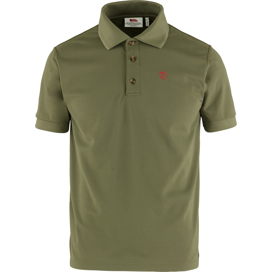 Crowley Pique Shirt M Light Olive Fjällräven Outlets