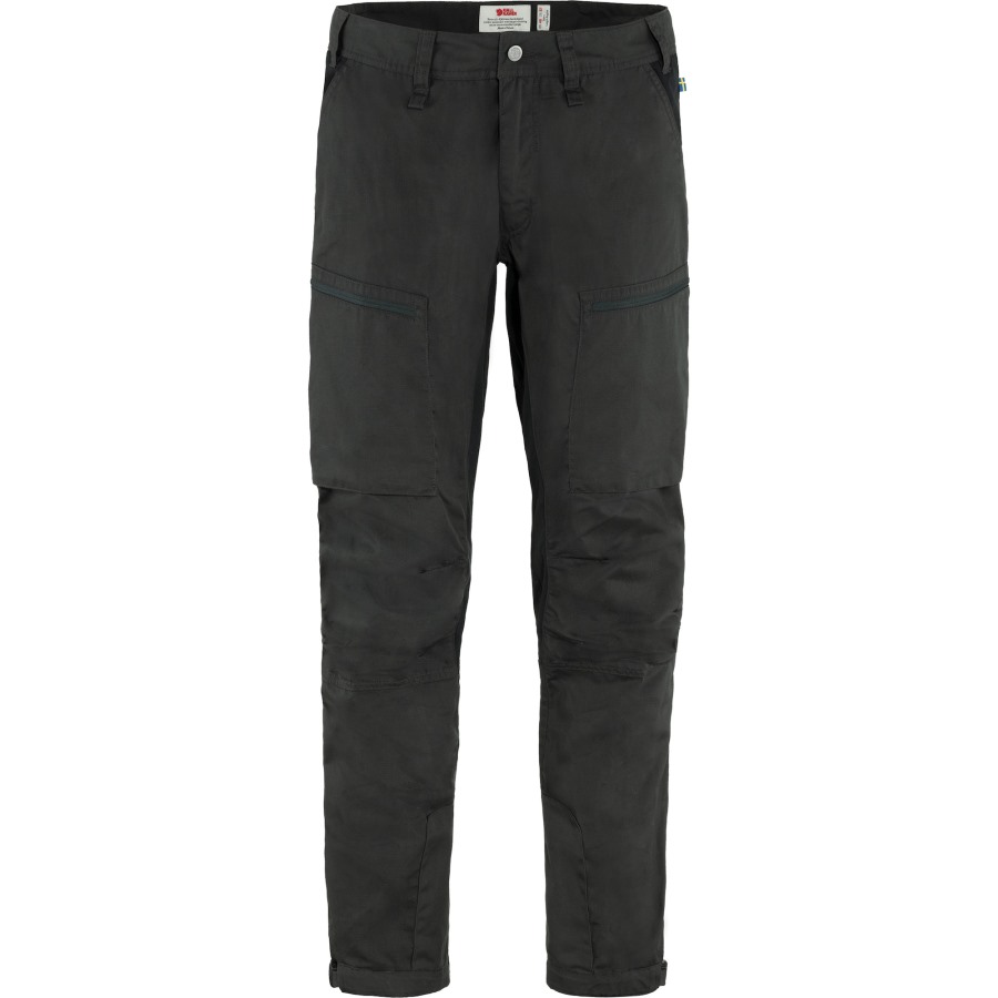 Abisko Lite Trekking Trousers M Reg Dark Grey Fjällräven Outlets
