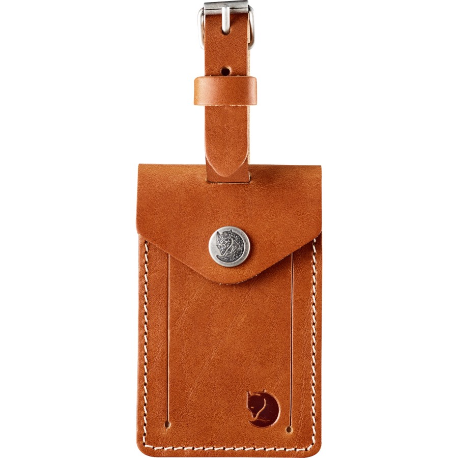 Leather Luggage Tag Fashion Fjällräven Outlets Leather Cognac