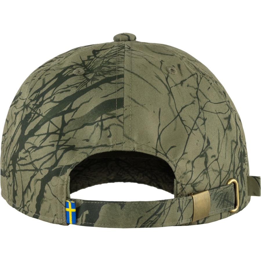 Green Camo Fjällräven Outlets Lappland Camo Cap