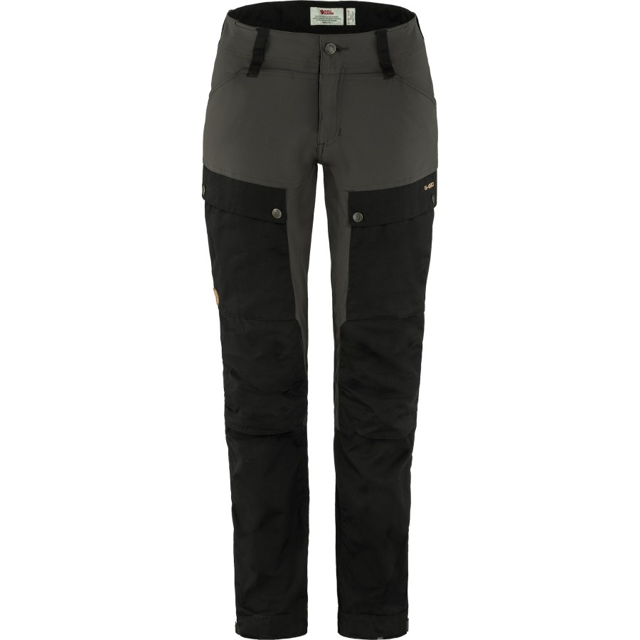 Keb Trousers W Short Black-Stone Grey Fjällräven Outlets