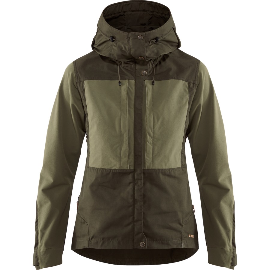 Keb Jacket W Fjällräven Outlets Deep Forest-Laurel Green