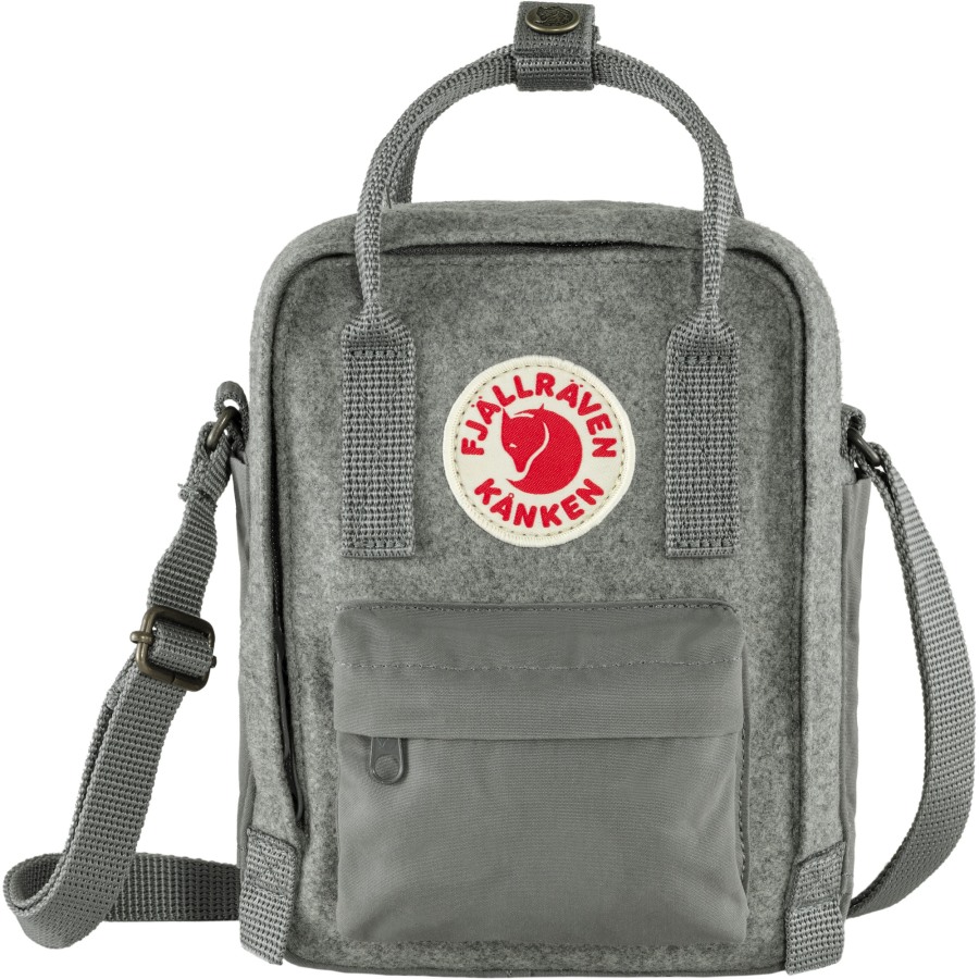 Kånken Re-Wool Sling Granite Grey Fjällräven Outlets Brand